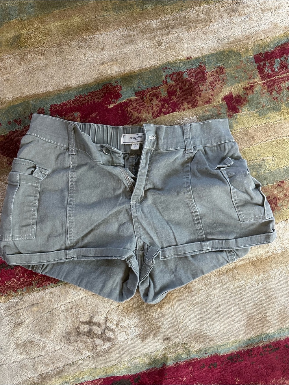 No Comment Denim Shorts
